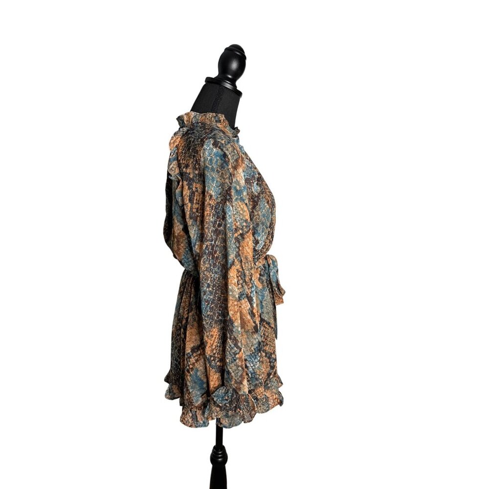 Vestique Women's Enough is Enough Romper Reptile Print M NWT - Picture 2 of 12